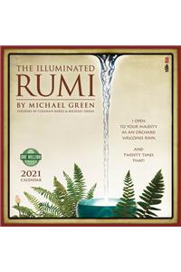 Illuminated Rumi 2021 Wall Calendar