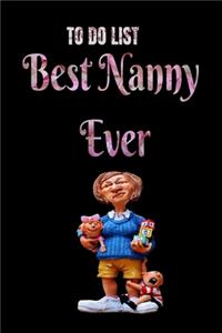 To-Do List Best Nanny Ever