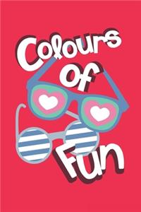 Journal COLOURS OF FUN Quote Notebook Gift For Men and Women