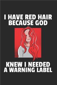 Rote Haare Rothaarig Notizbuch