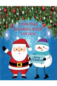 Christmas coloring book for kids