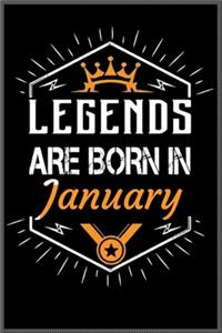 legends are born in january