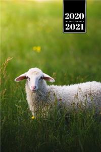Sheep Lamm Shepherd Herder Farmer Week Planner Weekly Organizer Calendar 2020 / 2021 - High Meadow