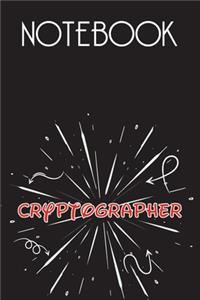 CRYPTOGRAPHER Notebook, Simple Design