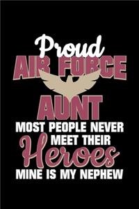 Proud Air Force Aunt most peopkle never meet their Heroes mine is my Newphew