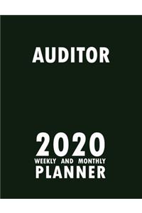 Auditor 2020 Weekly and Monthly Planner