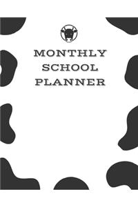 Monthly School Planner