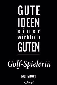 Notizbuch für Golf-Spieler / Golf-Spielerin
