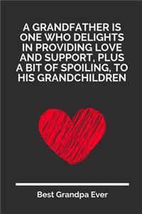 A Grandfather Is One Who Delights In Providing Love And Support, Plus A Bit Of Spoiling, To His Grandchildren