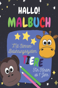 Malbuch für Kinder ab 1 Jahr