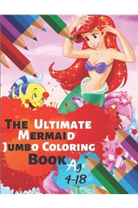 The Ultimate Mermaid Jumbo Coloring Book Age 4-18