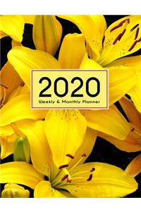2020 Planner Weekly & Monthly 8.5x11 Inch