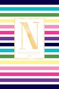 Weekly & Monthly Planner 2020 N