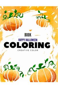 Book Happy Halloween Coloring