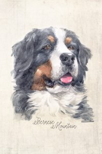 Bernese Mountain Dog Portrait Notebook