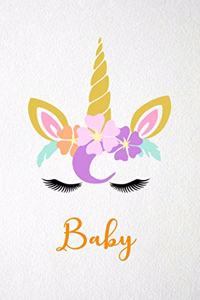 Baby A5 Lined Notebook 110 Pages
