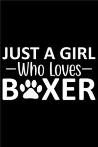 Just A Girl Who Loves Boxer