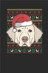 Ugly Christmas - Labrador: Graph Paper Notebook / Journal (6" X 9" - 5 Squares per inch - 120 Pages) - Ugly Christmas Gift Idea