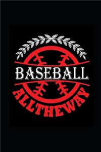 2020 Daily Planner Sports Theme Baseball All The Way 388 Pages