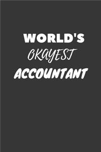 World's Okayest Accountant Notebook