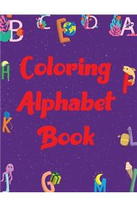 Coloring Alphabet Book
