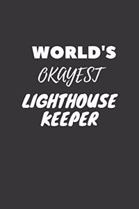 World's Okayest Lighthouse Keeper Notebook