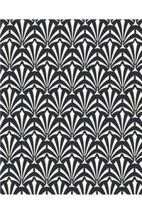 Art Deco Pattern Traditional Design School Composition Book 130 Pages