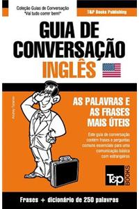 Guia de Conversação Português-Inglês e mini dicionário 250 palavras