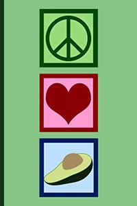 Peace Love Avocados Journal
