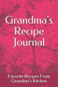 Grandma's Recipe Journal