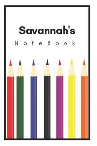 Savannah's Notebook