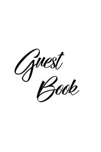 Black and White Guest Book, Weddings, Anniversary, Party's, Special Occasions, Memories, Christening, Baptism, Visitors Book, Guests Comments, Vacation Home Guest Book, Beach House Guest Book, Comments Book, Wake, Funeral and Visitor Book (Hardback