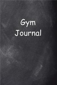 Gym Journal Chalkboard Design
