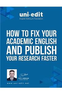 How to fix your academic English writing and publish your research faster