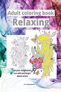 Adult coloring book Relaxing