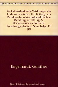 Verhaltenslenkende Wirkungen Der Einkommensteuer