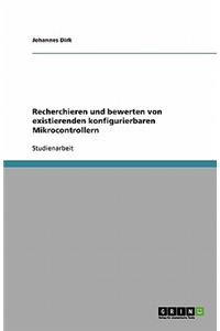 Recherchieren und bewerten von existierenden konfigurierbaren Mikrocontrollern