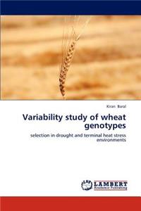 Variability study of wheat genotypes