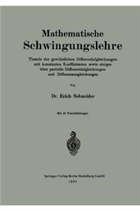 Mathematische Schwingungslehre