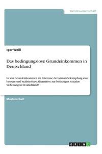 bedingungslose Grundeinkommen in Deutschland