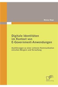 Digitale Identitäten im Kontext von E-Government-Anwendungen