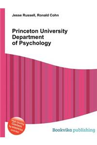 Princeton University Department of Psychology