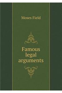 Famous Legal Arguments