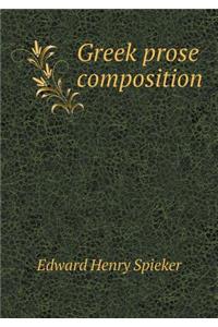 Greek prose composition