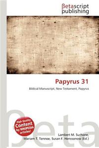 Papyrus 31