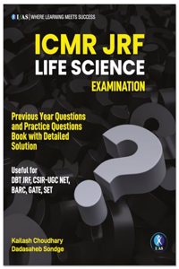 ICMR JRF Life Science Previous Year Question Papers with Answers & Solution Book