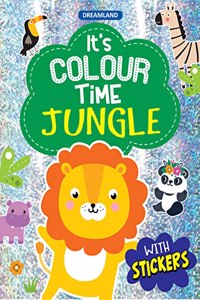 Jungle- It'S Colour Time With Stickers