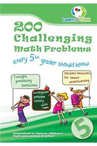 200 Challenging Math Problems every 5th grader should know
