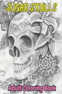 sugar skull coloring book for adults