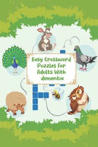 Easy Crossword Puzzles For Adults With dementia